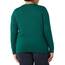 Amazon Essentials Damen Leichter, Langärmeliger Pullover Mit Rundhalsausschnitt (Erhältlich in Übergröße), Dunkelgrün, XXL