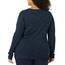 Amazon Essentials Damen Leichter, Langärmeliger Pullover Mit Rundhalsausschnitt (Erhältlich in Übergröße), Marineblau Gepard, XXL