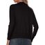 GRECERELLE Strickjacke Damen mit Knöpfen und V Ausschnitt Leichte und sommerliche Cardigan Damen Eleganter mit Spitze (Schwarz, XXL)