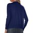 GRECERELLE Strickjacke Damen mit Knöpfen und V Ausschnitt Leichte und sommerliche Cardigan Damen Eleganter mit Spitze (Marineblau, M)