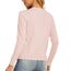 GRECERELLE Strickjacke Damen mit Knöpfen und V Ausschnitt Leichte und sommerliche Cardigan Damen Eleganter mit Spitze (Hell Pink, XL)