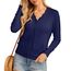 GRECERELLE Strickjacke Damen mit Knöpfen und V Ausschnitt Leichte und sommerliche Cardigan Damen Eleganter mit Spitze (Marineblau, 3XL)