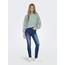 ONLY Damen Onlbrooke L/S O-Neck Flower SWT Noos, Gray Mist, XXL