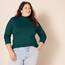 Amazon Essentials Damen Leichter, Langärmeliger Rollkragenpullover, Klassischer Schnitt (Erhältlich In Übergröße), Tannengrün, L