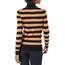 Amazon Essentials Damen Leichter, Langärmeliger Rollkragenpullover, Klassischer Schnitt (Erhältlich In Übergröße), Schwarz Kamelbraun Rugby-Streifen, L