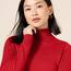 Amazon Essentials Damen Leichter, Langärmeliger Rollkragenpullover, Klassischer Schnitt (Erhältlich In Übergröße), Rot, L