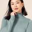 Amazon Essentials Damen Leichter, Langärmeliger Rollkragenpullover, Klassischer Schnitt (Erhältlich In Übergröße), Salbeigrün Meliert, L