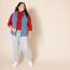 Amazon Essentials Damen Leichter, Langärmeliger Rollkragenpullover, Klassischer Schnitt (Erhältlich In Übergröße), Rot, XXL
