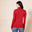 Amazon Essentials Damen Leichter, Langärmeliger Rollkragenpullover, Klassischer Schnitt (Erhältlich In Übergröße), Rot, XXL