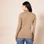 Amazon Essentials Damen Leichter, Langärmeliger Rollkragenpullover, Klassischer Schnitt (Erhältlich In Übergröße), Taupe Meliert, XXL