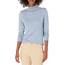 Amazon Essentials Damen Leichter, Langärmeliger Rollkragenpullover, Klassischer Schnitt (Erhältlich In Übergröße), Indigoblau Meliert, XXL