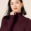 Amazon Essentials Damen Leichter, Langärmeliger Rollkragenpullover, Klassischer Schnitt (Erhältlich In Übergröße), Burgunderrot, XL