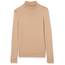 Amazon Essentials Damen Leichter, Langärmeliger Rollkragenpullover, Klassischer Schnitt (Erhältlich In Übergröße), Taupe Meliert, XL