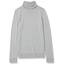 Amazon Essentials Damen Leichter, Langärmeliger Rollkragenpullover, Klassischer Schnitt (Erhältlich In Übergröße), Hellgrau Meliert, XL
