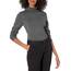 Amazon Essentials Damen Leichter, Langärmeliger Rollkragenpullover, Klassischer Schnitt (Erhältlich In Übergröße), Dunkelgrau Meliert, XXL