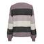 ONLY Damen Onlatia L/S Stripe Pullover KNT Noos Sweater, Dark Grey Melange,XS