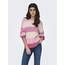ONLY Damen Onlatia L/S Stripe Pullover Knt Noos Pink Lady/Stripes:w. Jetstream/Moonlight/Pink Yarrow XS