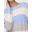 ONLY Women's ONLATIA L/S Stripe Pullover KNT NOOS Strickpullover, Kentucky Blue/Stripes:Whitecap Mel/Surf sp Mel/Light p Mel, XXS