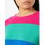 ONLY Women's ONLATIA L/S Stripe Pullover KNT NOOS Strickpullover, Fuchsia Purple/Stripes:Green bee/Victoria Blue/Persimmon orange, XXS