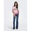 ONLY Damen Onlatia L/S Stripe Pullover KNT Noos Sweater, Pink Lady/Stripes:w. Jetstream/Moonlight/Pink Yarrow,XXL