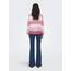 ONLY Damen Onlatia L/S Stripe Pullover KNT Noos Sweater, Pink Lady/Stripes:w. Jetstream/Moonlight/Pink Yarrow,XXL