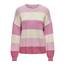 ONLY Damen Onlatia L/S Stripe Pullover KNT Noos Sweater, Pink Lady/Stripes:w. Jetstream/Moonlight/Pink Yarrow,M