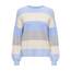 ONLY Damen Onlatia L/S Stripe Pullover KNT Noos Sweater, Kentucky Blue,XXL