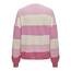 ONLY Damen Onlatia L/S Stripe Pullover KNT Noos Sweater, Pink Lady/Stripes:w. Jetstream/Moonlight/Pink Yarrow,M