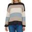 ONLY Damen Onlatia L/S Stripe Pullover KNT Noos Sweater, Chocolate Torte,M