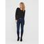 ONLY Damen ONLCAMILLA V-Neck Strickpullover 2-Pack, Blue Mirage Melange/Dark Grey Melange, XS