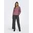ONLY Damen ONLCAMILLA V-Neck L/S Strickpullover KNT 15204588, Crushed Berry/Detail:Melange,XS