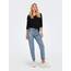 ONLY Damen ONLCAMILLA V-Neck Strickpullover 2-Pack, Winter Moss Melange/Schwarz, XS