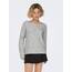 ONLY Damen Pullover 15204588 Light Grey Melange Xs