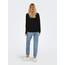 ONLY Damen ONLCAMILLA V-Neck Strickpullover 2-Pack, Winter Moss Melange/Schwarz, XS