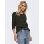 ONLY Damen Onlcamilla V-neck L/S Knt Noos Pullover, Mulch, XS EU
