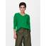 ONLY Damen ONLCAMILLA V-Neck L/S Strickpullover KNT 15204588, Green Bee,S