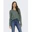 ONLY Damen ONLCAMILLA V-Neck L/S Strickpullover KNT 15204588, Laurel Wreath/Detail:Melange,M
