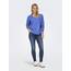 ONLY Damen ONLCAMILLA V-Neck L/S Strickpullover KNT 15204588, Ultramarine/Detail:Melange,XS