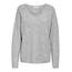 ONLY Damen Warmer Strickpullover | Knitted Basic Stretch Sweater | Langarm V-Ausschnitt Shirt ONLCAMILLA, Farben:Grau, Größe:M