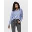 ONLY Damen ONLCAMILLA V-Neck L/S Strickpullover KNT 15204588, Skyway/Detail:Melange,XS