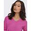 ONLY Damen ONLCAMILLA V-Neck L/S Strickpullover KNT 15204588, Strawberry Moon/Detail:Melange,S