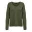 ONLY Damen ONLCAMILLA V-Neck L/S Strickpullover KNT 15204588, Winter Moss/Detail:melange ,M