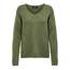 ONLY Damen ONLCAMILLA V-Neck Strickpullover 2-Pack, Winter Moss Melange/Schwarz, M