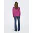 ONLY Damen Strickpullover V-Ausschnitt Sweater Onlrica Life L/S V-Neck Pullo KNT Noos 15224360,Raspberry Rose/Detail:Melange,L