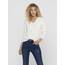 ONLY Damen ONLCAMILLA V-Neck L/S Strickpullover KNT 15204588, Birch/Detail:Melange,M