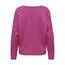 ONLY Damen Strickpullover V-Ausschnitt Sweater Onlrica Life L/S V-Neck Pullo KNT Noos 15224360,Raspberry Rose/Detail:Melange,L
