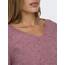 ONLY Damen ONLCAMILLA V-Neck L/S Strickpullover KNT 15204588, Crushed Berry/Detail:Melange,M