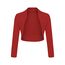 DANAEST Damen Langarm Bolero Festlich Strickjacke Schulterjacke Kurz Top (700) (as3, Numeric, Numeric_42, Regular, Short, Bordeaux, XL)