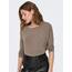 ONLY Damen Onlglamour 3/4 Top JRS Noos Langarmshirt, Walnut, S