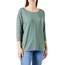 ONLY Damen Onlmoster 3/4 Shoulder Tape Cs Top, Laurel Wreath/Detail:melange, XL